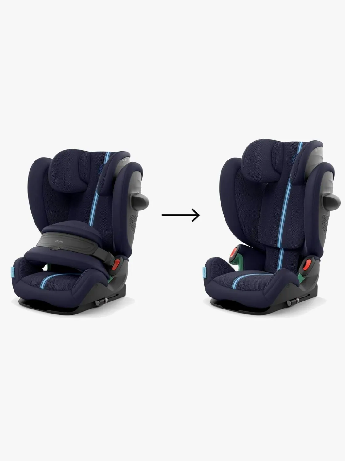 Autostole 9-36 Kg|Cybex Pallas G2 i-Size Plus Autostol, Ocean Blue Blå