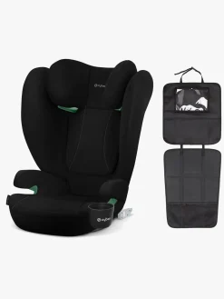 Autostolspakker|Cybex Solution B2 i-Fix Autostol inkl. Beemoo 3-i-1 Sædebeskytter, Volcano Black
