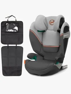 Autostolspakker|Cybex Solution S2 i-Fix Autostol inkl. Beemoo 3-i-1 Sædebeskytter, Lava Grey