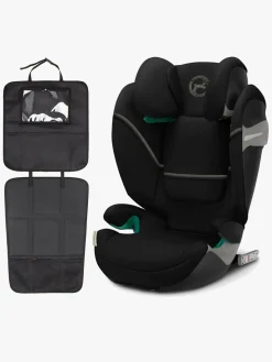 Autostolspakker|Cybex Solution S2 i-Fix Autostol inkl. Beemoo 3-i-1 Sædebeskytter, Moon Black
