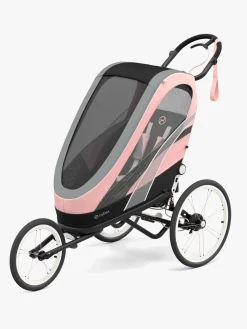 Vogndele|Cybex Sport ZENO Farvet Betræk, Silver Pink Lyserød