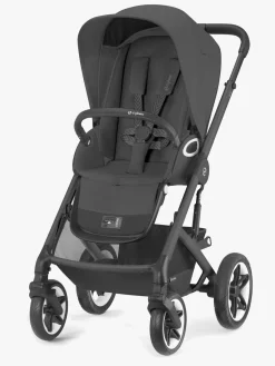 Autostole 0-13 Kg|Vognpakker|Cybex TALOS S Lux Duovogn inkl. Maxi-Cosi CabrioFix i-Size Autostol Baby & Base, Moon Black/Black