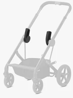 Cybex Vognpakker-TALOS S Lux Duovogn inkl. Beemoo Route i-Size Autostol Baby & ISOFIX Base, Moon Black/Black Stone