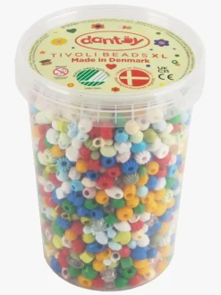 Kreativt Legetøj|Dantoy Classic Tivoli Perler XL 1580 Stk. Flerfarvet