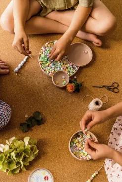 Kreativt Legetøj|Dantoy Pastel Perler Large 520 Stk. Flerfarvet