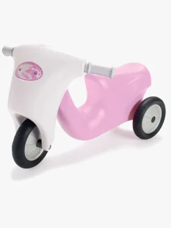 Dantoy Pedal- & Gåbiler-Scooter Gummihjul, Lyserød