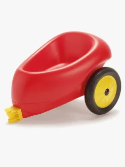 Pedal- & Gåbiler|Dantoy Trailer Gummihjul, Rød/Blå