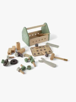 Rolleleg|Dantoy Værktøjskasse Wood In Gift Box