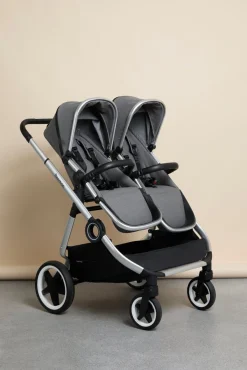 Søskendevogne|Beemoo DEMOEKSEMPLAR Pro Twin Søskendevogn, Grey