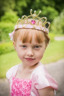 Kostumer & Udklædning|DenGodaFen Den Goda Fen Kostume Tiara Velour, Lyserød