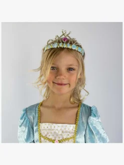 DenGodaFen Kostumer & Udklædning-Den Goda Fen Kostume Tiara Velour Turkis