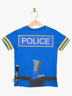 DenGodaFen Kostumer & Udklædning-Den Goda Fen Politi T-shirt