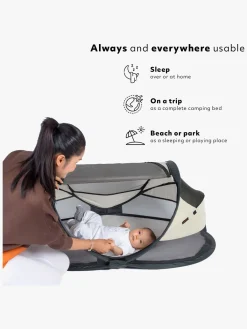 Børn Deryan Uv & Strand-Weekendseng med UV-Beskyttelse Baby, Luxe Cream