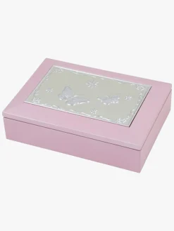 Børn DesignCardell Opbevaring-Design Cardell Smykkeskrin Med Spilledåse, Lyserød