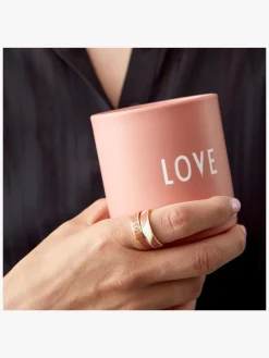 Graviditet|DesignLetters Design Letters Candy Ring Love, Ash Lyserød