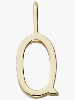 DesignLetters Graviditet-Design Letters Vedhæng Bogstav 10mm Q Gold