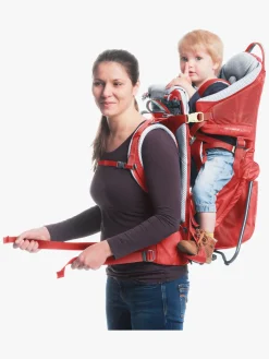 Bæreseler, Strækvikler & Bærestole|Deuter Kid Comfort Active SL Bærestol, Currant Rød