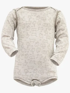 Undertøj|Uldtøj|Devold DUO ACTIVE Skiundertrøje Merinomix Baby, Raw White