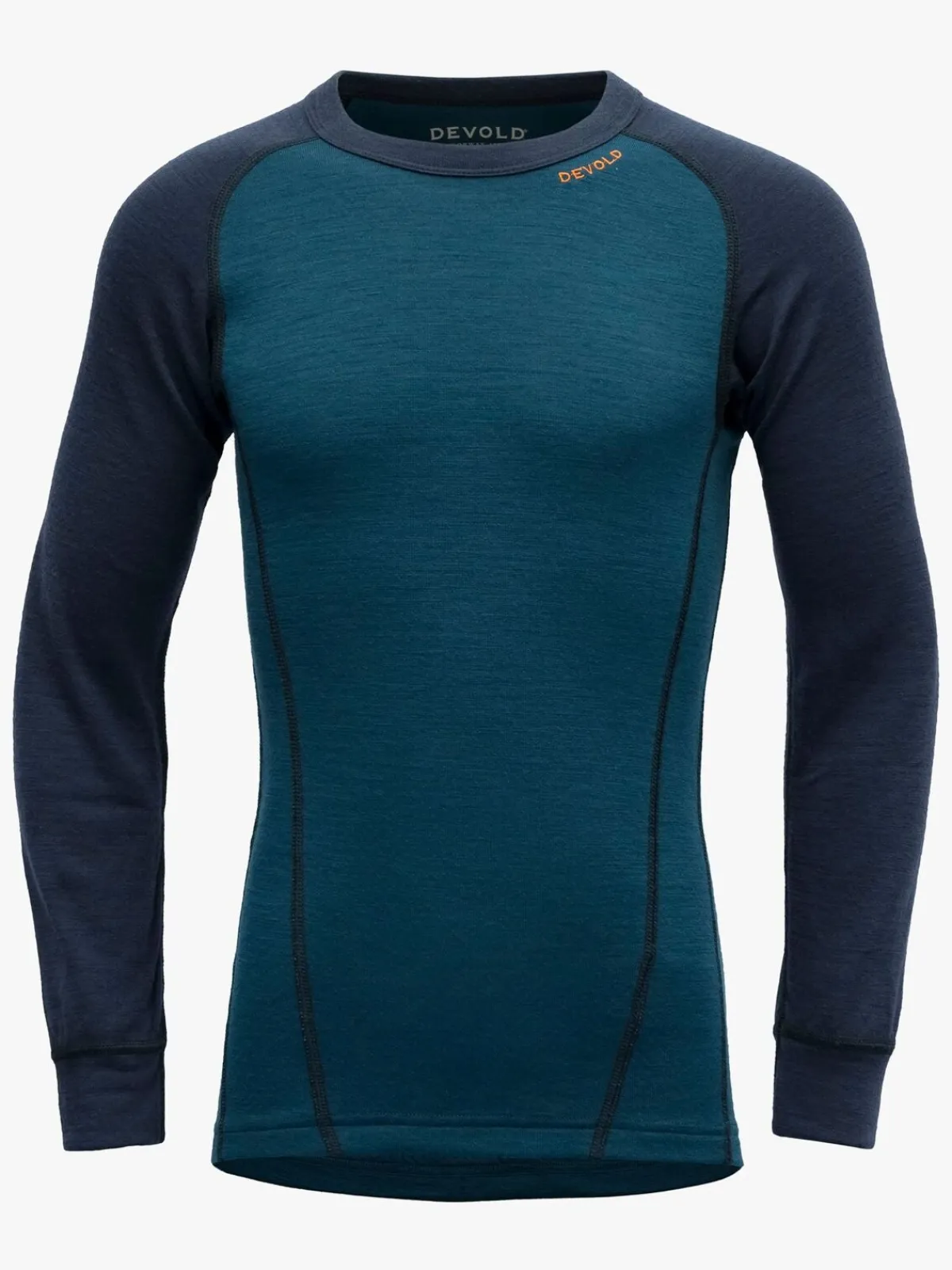 Børn Devold Undertøj|Uldtøj-DUO ACTIVE Skiundertrøje Merinould JR, Ink