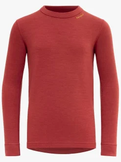 Børn Devold Undertøj|Uldtøj-EXPEDITION MERINO SILK SHIRT JR Skiundertrøje, Beauty