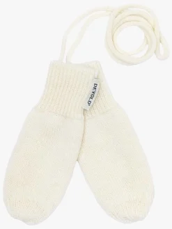 Uldtøj|Tilbehør|Devold HILDRE MERINO MITTEN BABY Vanter, Offwhite