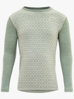 Undertøj|Uldtøj|Devold Litleegga Merino Kid Skiundertrøje Merinould, Raw White