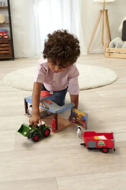 DickieToys Legetøjsbiler & -Fartøjer-Dickie Toys Bondegårdsstation