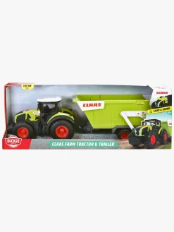 DickieToys Legetøjsbiler & -Fartøjer-Dickie Toys CLAAS Traktor med Anhænger