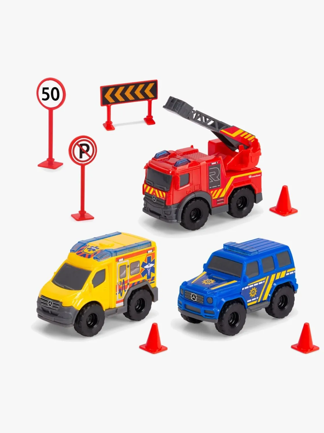 Legetøjsbiler & -Fartøjer|DickieToys Dickie Toys Redningsstation inkl 3 Transportmidler