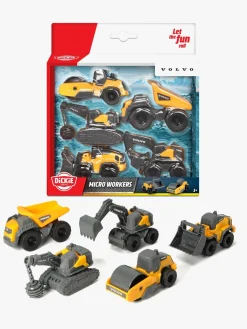 DickieToys Legetøjsbiler & -Fartøjer-Dickie Toys Volvo Sæt Arbejdsmaskine 5-pak