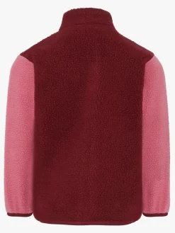 Børn Didriksons Fleecetøj-Anten Fleecetrøje, Anemon Red