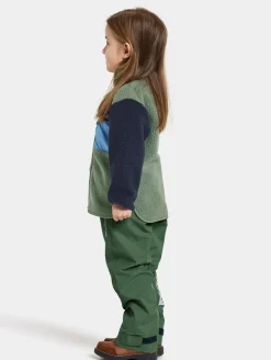 Børn Didriksons Fleecetøj-Anten Fleecetrøje, Light Moss