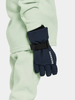 Tilbehør|Vintertøj|Didriksons Biggles Handsker, Navy Blå/Hvid/Sort