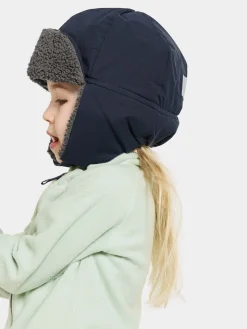 Tilbehør|Vintertøj|Didriksons Biggles Hue, Navy Blå