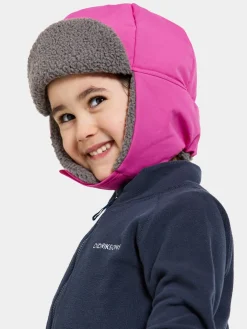 Tilbehør|Vintertøj|Didriksons Biggles Hue, Plastic Pink Lyserød