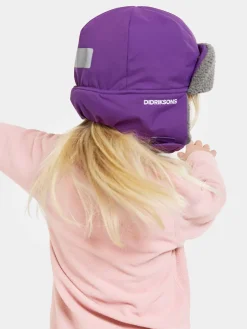 Tilbehør|Vintertøj|Didriksons Biggles Hue, Royal Purple Lilla