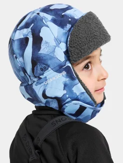 Børn Didriksons Tilbehør|Vintertøj-Biggles Hue, Salt Dark Blue