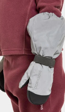 Tilbehør|Vintertøj|Didriksons Biggles Refleksvanter, Salt Dark Blue