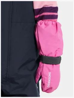 Tilbehør|Vintertøj|Didriksons Biggles Vanter, Sweet Pink Lyserød/Sort