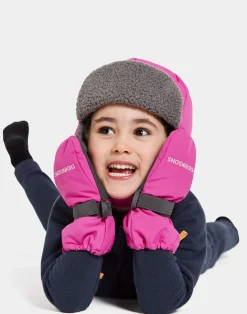 Tilbehør|Vintertøj|Didriksons Biggles Zip Vanter, Plastic Pink