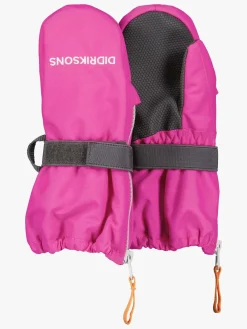 Tilbehør|Vintertøj|Didriksons Biggles Zip Vanter, Plastic Pink