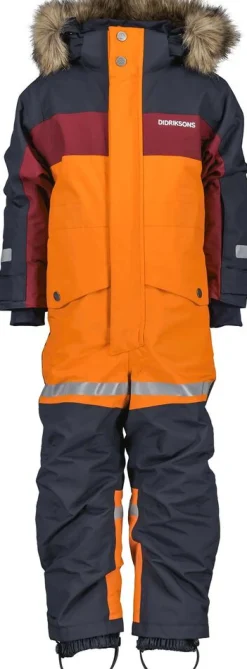 Flyverdragter|Didriksons Bjärven Flyverdragt, Orange Jam Rød/Blå/Orange