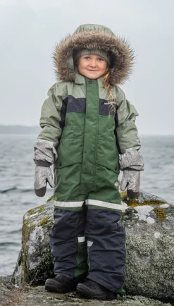 Børn Didriksons Flyverdragter-Bjärven Flyverdragt, Light Moss