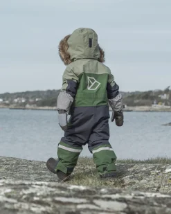 Børn Didriksons Flyverdragter-Bjärven Flyverdragt, Light Moss