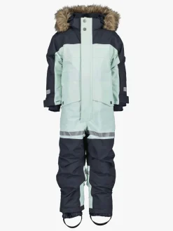 Overtøj|Didriksons Bjärven Flyverdragt, Pale Mint Blå/Grå