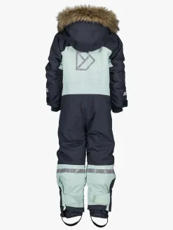 Overtøj|Didriksons Bjärven Flyverdragt, Pale Mint Blå/Grå