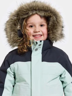 Overtøj|Didriksons Bjärven Flyverdragt, Pale Mint Blå/Grå