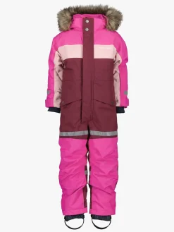 Børn Didriksons Flyverdragter|Overtøj-Bjärven Flyverdragt, Plastic Pink