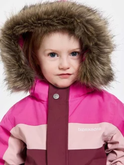 Børn Didriksons Flyverdragter|Overtøj-Bjärven Flyverdragt, Plastic Pink