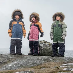 Overtøj|Didriksons Bjärven Flyverdragt, Galaxy Blue Blå/Orange